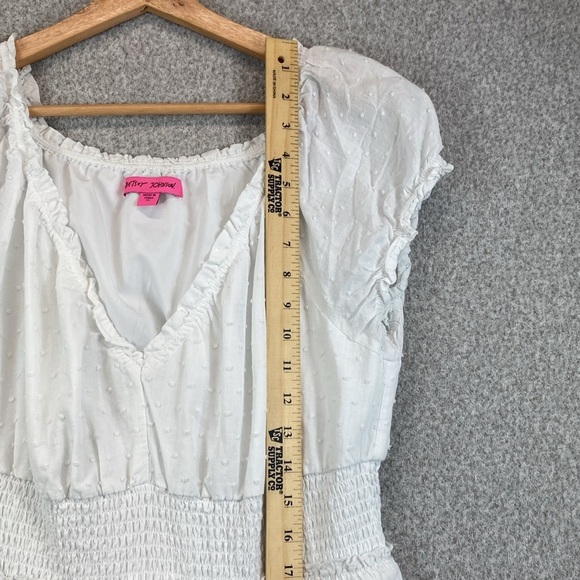 Vtg Betsey Johnson maxi dress XL cottagecore prairie boho babydoll milkmaid y2k - Picture 5 of 10